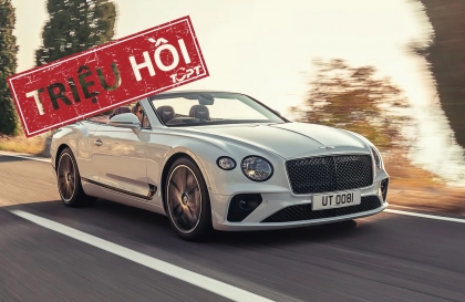 Triệu hồi Bentley Continental vì lỗi túi khí